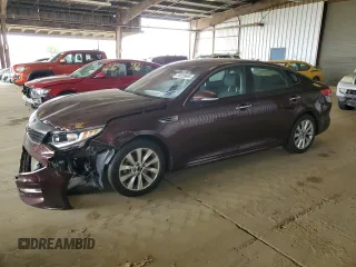 2017 Kia Optima LX с VIN 5XXGT4L3XHG153921, выставлен на аукционе Copart как лот 55926695 с пробегом 140 246 миль миль и Списание • Salvage title. История ставок и продаж доступна на DreamBid. Изображение 1.