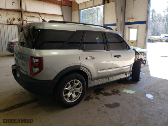 2022 Ford Bronco Sport with VIN 3FMCR9A65NRD06298, listed as a Copart auction lot 45756645 with 58,589 mi miles and Salvage Title. Bid and sale history available at carsss.com. Image 3.
