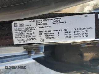 2008 Hummer H3 SUV with VIN 5GTEN13E788154215, listed as a Copart auction lot 76952674 with 166,964 mi miles and Salvage Title. Bid and sale history available at carsss.com. Image 14.
