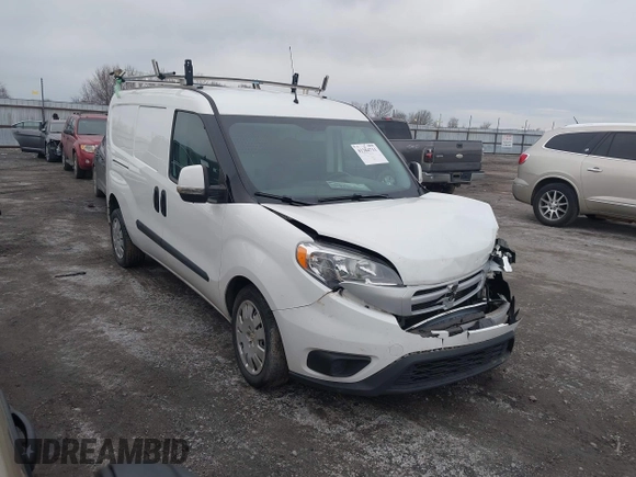 2017 Ram ProMaster City Cargo Van Tradesman SLT with VIN ZFBERFBBXH6D54040, listed as a IAAI auction lot 41364731 with 191,707 mi miles. Bid and sale history available at carsss.com. Image 1.