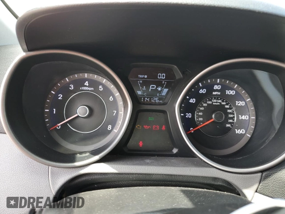2015 Hyundai Elantra SE z VIN 5NPDH4AE3FH589861, wystawiony jako Copart lot #55177795 z przebiegiem 114 126 mil mil oraz Tytuł czysty. Historia ofert i sprzedaży dostępna na DreamBid. Obrazek 9.