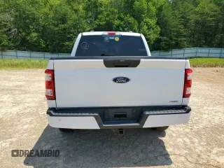 2022 Ford F-150 XL with VIN 1FTFW1E82NFB79062, listed as a Copart auction lot 61136015 with 37,849 mi miles and Salvage title. Bid and sale history available at DreamBid. Image 6.