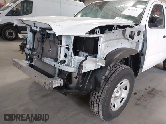2023 Toyota Tacoma SR with VIN 3TYRX5GN7PT087621, listed as a IAAI auction lot 41969368 with 17,580 mi miles and . Bid and sale history available at DreamBid. Image 22.