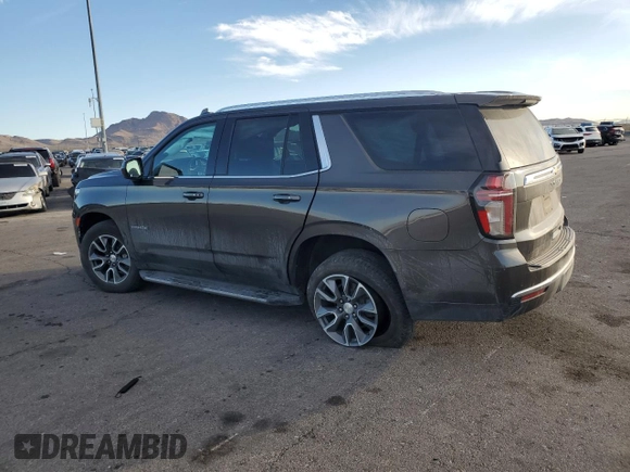2021 Chevrolet Tahoe LT with VIN 1GNSCNKD8MR377195, listed as a Copart auction lot 50619815 with 35,014 mi miles and Salvage title. Bid and sale history available at DreamBid. Image 2.