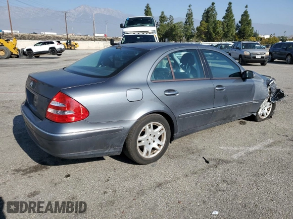 2006 Mercedes-Benz E 350 with VIN WDBUF56J66A816080, listed as a Copart auction lot 44451075 with 240,237 mi miles and Salvage Title. Bid and sale history available at DreamBid. Image 3.
