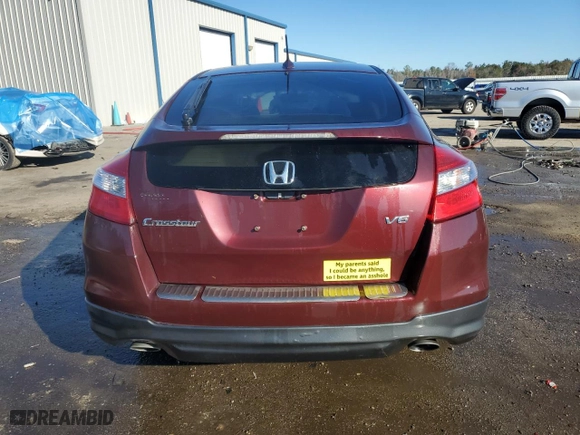 2012 Honda Crosstour EX-L with VIN 5J6TF1H56CL001670, listed as a Copart auction lot 79732714 with 185,493 mi miles and Salvage Title. Bid and sale history available at carsss.com. Image 6.
