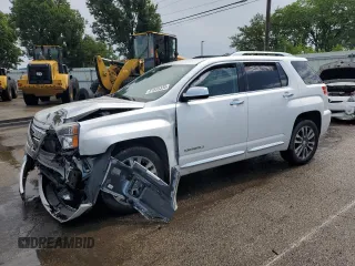 2017 GMC Terrain Denali z VIN 2GKFLRE30H6179351, wystawiony jako Copart lot #61645335 z przebiegiem 91 236 mil mil oraz Szkoda całkowita • Salvage title. Historia ofert i sprzedaży dostępna na DreamBid. Obrazek 1.