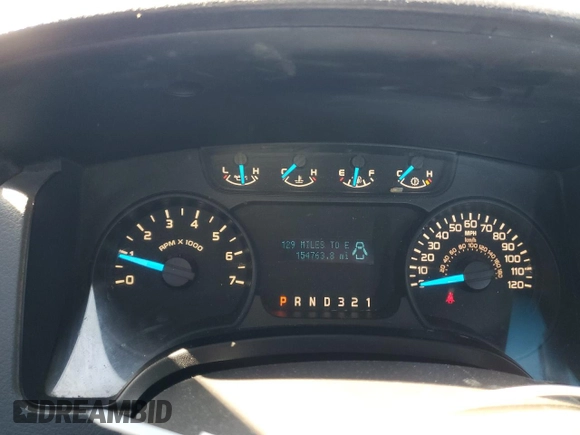 2013 Ford F-150 XL with VIN 1FTMF1CM2DKG48843, listed as a Copart auction lot 45864325 with 154,763 mi miles and Salvage Title. Bid and sale history available at carsss.com. Image 9.