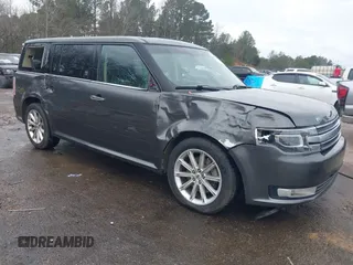 2018 Ford Flex Limited with VIN 2FMGK5D88JBA01818, listed as a IAAI auction lot 41446100 with 123,381 mi miles. Bid and sale history available at carsss.com. Image 1.