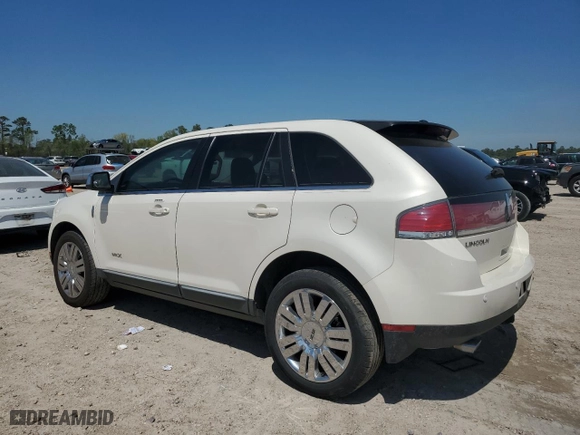 2008 Lincoln MKX with VIN 2LMDU68CX8BJ06411, listed as a Copart auction lot 50639315 with 144,781 mi miles and Salvage Title. Bid and sale history available at carsss.com. Image 2.