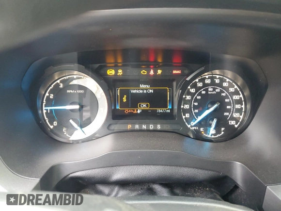 2019 Ford Ranger XL with VIN 1FTER4EH4KLB08642, listed as a Copart auction lot 81833334 with 78,477 mi miles and Salvage Title. Bid and sale history available at carsss.com. Image 9.