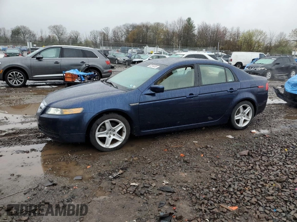 2004 Acura TL with VIN 19UUA66204A060856, listed as a Copart auction lot 52244455 with 33,372 mi miles and Clean Title. Bid and sale history available at carsss.com. Image 1.