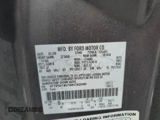 2009 Ford F-150 XL с VIN 1FTPW14V19KC62040, выставлен на аукционе Copart как лот 55815415 с пробегом 292 518 миль миль и Списание • Salvage title. История ставок и продаж доступна на DreamBid. Изображение 12.