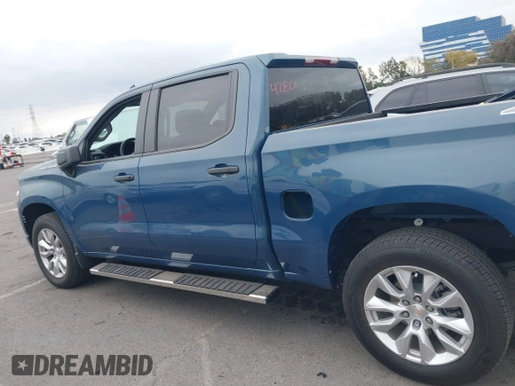 2024 Chevrolet Silverado 1500 Custom with VIN 3GCPDBEK7RG252751, listed as a IAAI auction lot 41429343 with 3,735 mi miles and . Bid and sale history available at DreamBid. Image 15.