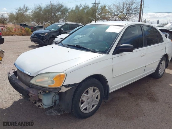 2003 Honda Civic LX with VIN 2HGES16693H565222, listed as a IAAI auction lot 41778021 with 143,604 mi miles. Bid and sale history available at carsss.com. Image 6.