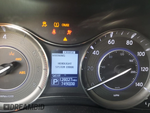 2017 Infiniti QX80 with VIN JN8AZ2NE7H9151603, listed as a Copart auction lot 60823795 with 128,027 mi miles and Clean title. Bid and sale history available at DreamBid. Image 9.