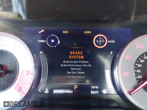 2021 Acura RDX w/A-Spec Package с VIN 5J8TC1H6XML019826, выставлен на аукционе IAAI как лот 42309193 с пробегом 99 354 миль миль и . История ставок и продаж доступна на DreamBid. Изображение 15.