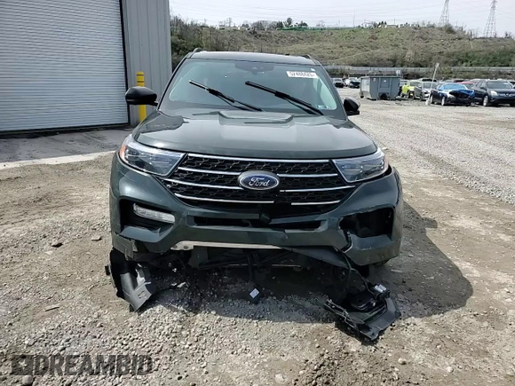 2023 Ford Explorer XLT with VIN 1FMSK8DH0PGB89490, listed as a Copart auction lot 52488425 with 174,498 mi miles and Salvage Title. Bid and sale history available at carsss.com. Image 12.
