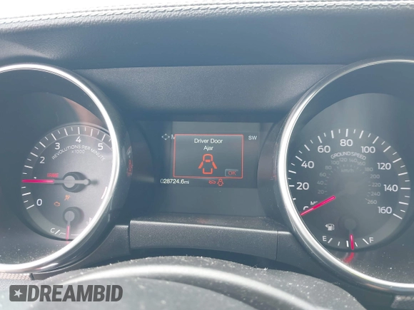 2018 Ford Mustang GT with VIN 1FA6P8CF4J5122438, listed as a IAAI auction lot 41904252 with 28,724 mi miles and . Bid and sale history available at DreamBid. Image 7.