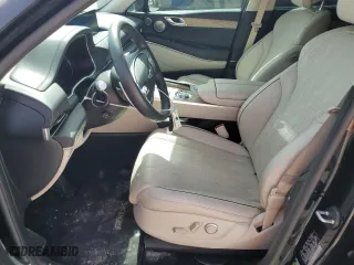 2022 Genesis GV80 with VIN KMUHBDSBXNU099121, listed as a Copart auction lot 64289034 with 28,009 mi miles and Salvage Title. Bid and sale history available at carsss.com. Image 7.