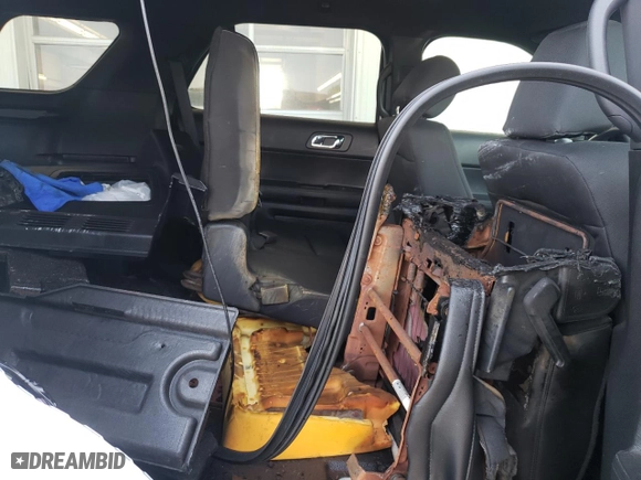 2017 Ford Police Interceptor Utility with VIN 1FM5K8AR5HGB82630, listed as a Copart auction lot 68521234 with 116,121 mi miles and Salvage Title. Bid and sale history available at carsss.com. Image 11.