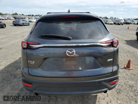2019 Mazda CX-9 Touring with VIN JM3TCBCY0K0309947, listed as a Copart auction lot 56897815 with 87,517 mi miles and Salvage title. Bid and sale history available at DreamBid. Image 6.