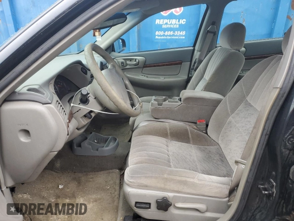 2001 Chevrolet Impala with VIN 2G1WF55E919164941, listed as a Copart auction lot 51819615 with 205,741 mi miles and Non Repairable. Bid and sale history available at DreamBid. Image 7.