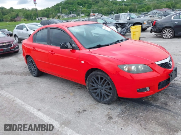 2008 Mazda Mazda3 i Touring Value with VIN JM1BK32F481841945, listed as a IAAI auction lot 42193928 with 154,359 mi miles. Bid and sale history available at carsss.com. Image 1.