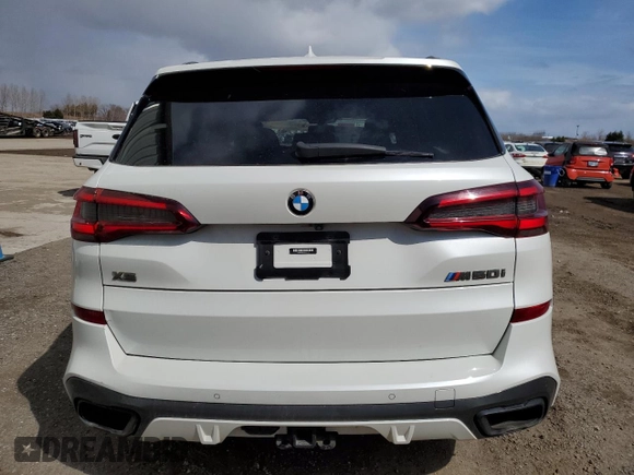 2021 BMW X5 M50i with VIN 5UXJU4C05M9E57370, listed as a Copart auction lot 50819455 with 88,583 mi miles and Clean Title. Bid and sale history available at carsss.com. Image 6.
