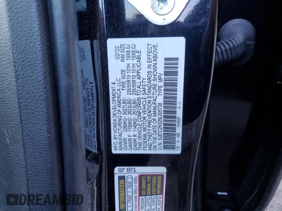 2022 Acura RDX with VIN 5J8TC2H32NL005738, listed as a Copart auction lot 71161164 with 31,731 mi miles and Salvage Title. Bid and sale history available at carsss.com. Image 15.