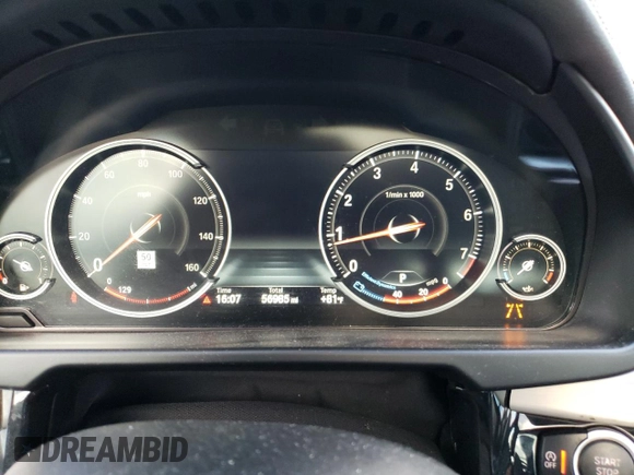 2019 BMW X6 xDrive35i with VIN 5UXKU2C57K0Z62913, listed as a Copart auction lot 70835223 with 56,985 mi miles. Bid and sale history available at carsss.com. Image 9.