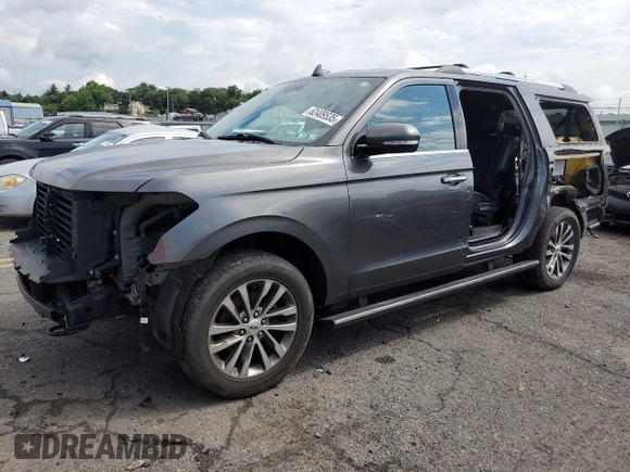 2018 Ford Expedition Max Limited with VIN 1FMJK2AT7JEA18675, listed as a Copart auction lot 62409535 with 121,330 mi miles and Salvage title. Bid and sale history available at DreamBid. Image 1.