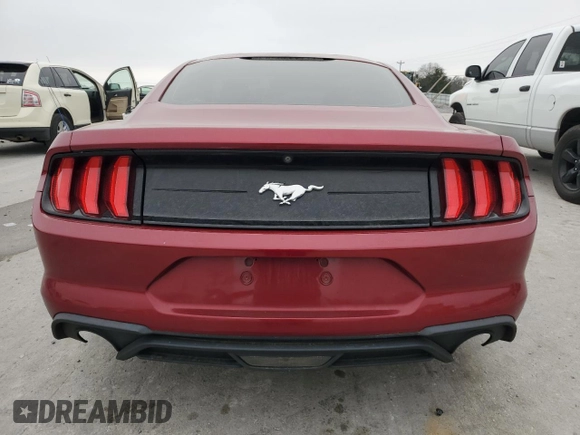 2018 Ford Mustang EcoBoost with VIN 1FA6P8TH8J5113162, listed as a Copart auction lot 50378555 with 74,983 mi miles and Salvage Title. Bid and sale history available at DreamBid. Image 6.