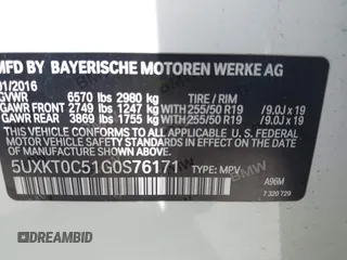 2016 BMW X5 xDrive40e with VIN 5UXKT0C51G0S76171, listed as a IAAI auction lot 41586244 with 85,517 mi miles and . Bid and sale history available at DreamBid. Image 9.