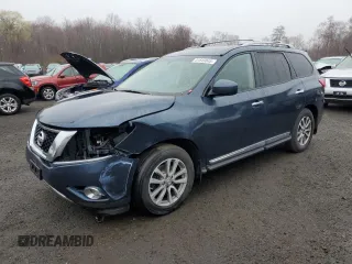 2015 Nissan Pathfinder SV with VIN 5N1AR2MM4FC647653, listed as a Copart auction lot 51649845 with 177,454 mi miles and Clean Title. Bid and sale history available at carsss.com. Image 1.