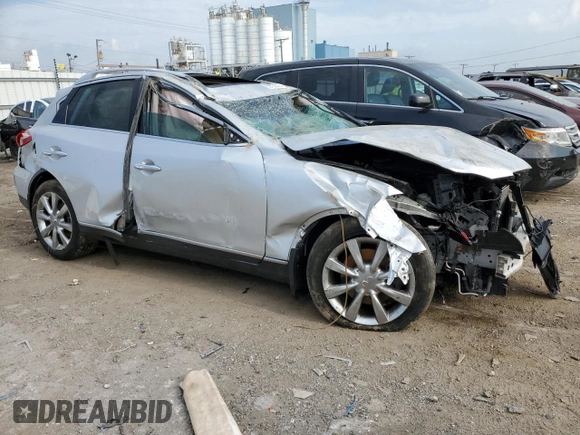 2008 Infiniti EX Journey with VIN JNKAJ09F48M351814, listed as a Copart auction lot 62750404 with Not Provided miles and Salvage Title. Bid and sale history available at DreamBid. Image 4.