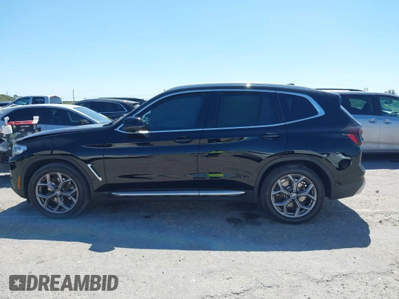 2022 BMW X3 sDrive30i with VIN WBX47DP08NN163017, listed as a IAAI auction lot 41743511 with 25,433 mi miles and . Bid and sale history available at DreamBid. Image 13.