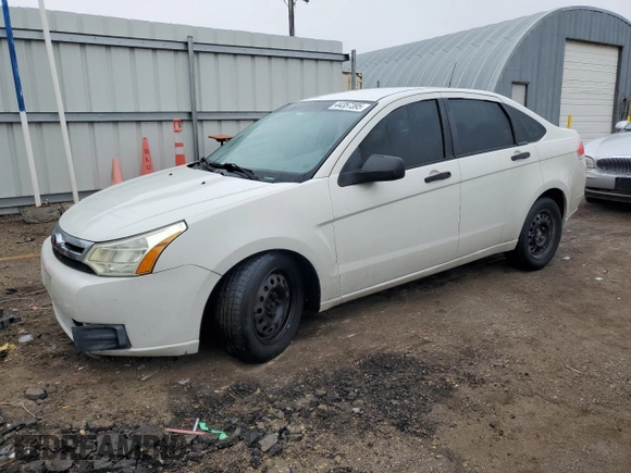 2010 Ford Focus S with VIN 1FAHP3ENXAW119022, listed as a Copart auction lot 44357395 with 186,385 mi miles and Salvage Title. Bid and sale history available at carsss.com. Image 1.
