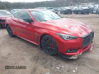 2017 Infiniti Q60 Red Sport 400 z VIN JN1FV7EL4HM701588, wystawiony jako IAAI lot #42036531 z przebiegiem 100 926 mil mil oraz . Historia ofert i sprzedaży dostępna na DreamBid. Obrazek 1.