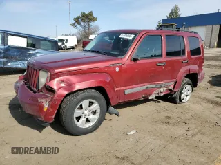 2012 Jeep Liberty Sport Latitude with VIN 1C4PJMAK9CW132162, listed as a Copart auction lot 47406905 with 65,017 mi miles and Salvage Title. Bid and sale history available at carsss.com. Image 1.
