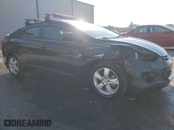 2013 Hyundai Elantra GLS z VIN 5NPDH4AE5DH336702, wystawiony jako Copart lot #58239555 z przebiegiem 141 203 mil mil oraz Szkoda całkowita • Salvage title. Historia ofert i sprzedaży dostępna na DreamBid. Obrazek 4.