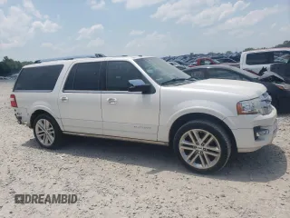 2017 Ford Expedition Max Platinum with VIN 1FMJK1MT6HEA81170, listed as a Copart auction lot 61833725 with 102,767 mi miles and Salvage title. Bid and sale history available at DreamBid. Image 4.