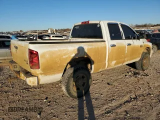 2007 Dodge Ram 2500 SLT with VIN 3D7KS28A17G796037, listed as a Copart auction lot 42055675 with 0 mi miles and Salvage Title. Bid and sale history available at carsss.com. Image 3.