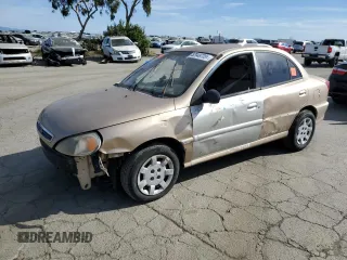 2002 Kia Rio with VIN KNADC123826190150, listed as a Copart auction lot 52949735 with 139,234 mi miles and Clean Title. Bid and sale history available at carsss.com. Image 1.
