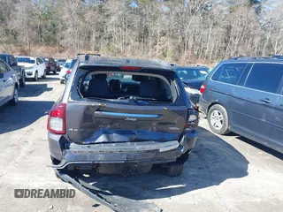 2016 Jeep Compass High Altitude Edition with VIN 1C4NJDEB2GD746490, listed as a IAAI auction lot 41704628 with 95,732 mi miles. Bid and sale history available at carsss.com. Image 16.