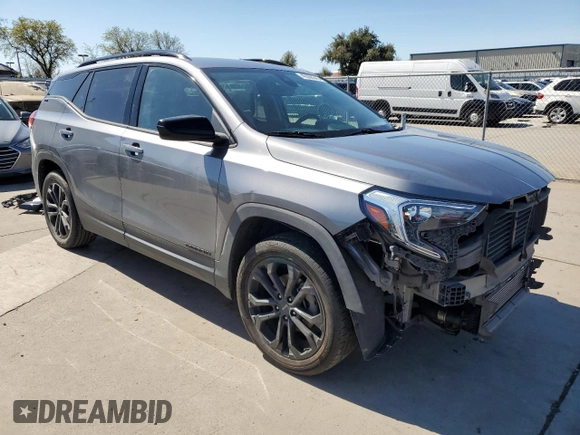 2020 GMC Terrain SLE with VIN 3GKALMEV4LL282954, listed as a Copart auction lot 49306345 with 72,599 mi miles and Salvage Title. Bid and sale history available at DreamBid. Image 4.