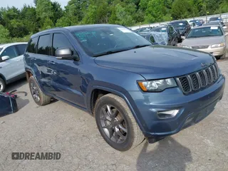 2021 Jeep Grand Cherokee Limited with VIN 1C4RJFBG3MC602848, listed as a IAAI auction lot 42464570 with 90,800 mi miles and . Bid and sale history available at DreamBid. Image 1.