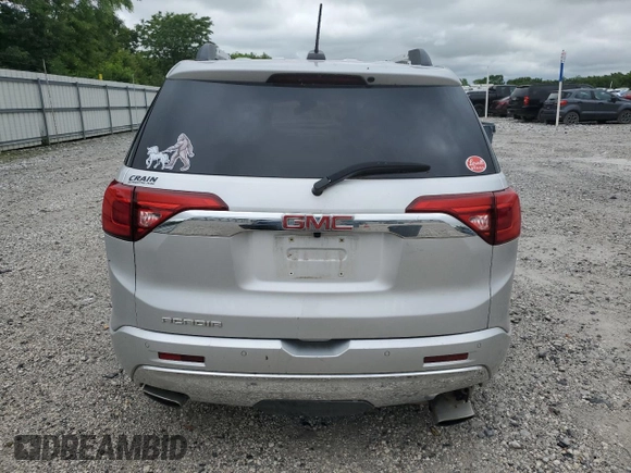 2018 GMC Acadia Denali with VIN 1GKKNPLSXJZ218867, listed as a Copart auction lot 58247895 with 93,230 mi miles and Salvage title. Bid and sale history available at DreamBid. Image 6.