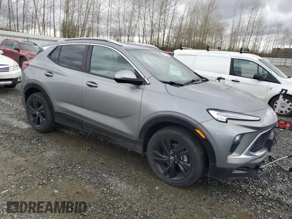 2024 Buick Encore GX Sport Touring with VIN KL4AMESL8RB046944, listed as a Copart auction lot 51093255 with 6,403 mi miles and Salvage title. Bid and sale history available at DreamBid. Image 4.
