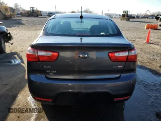 2015 Kia Rio EX with VIN KNADN4A3XF6456562, listed as a Copart auction lot 87403554 with 148,601 mi miles and Salvage Title. Bid and sale history available at carsss.com. Image 6.